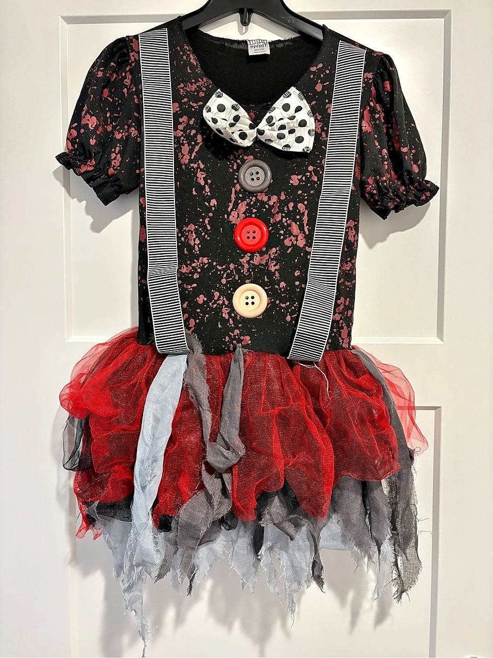 Spirit Halloween Creepy Clown Costume Girl’s size S/M